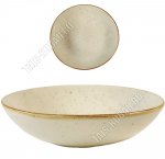 Бежевый крап Тарелка глубокая d20см