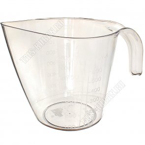 Кружка мерн.1,0л (21х13 h14см) прозр (15) 