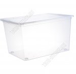 Контейнер прозр, крышка-фиксатор 50л (53х37 h30см) (5)