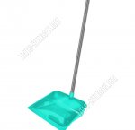 Совок .20х14см,вертикальн.ручка L73см , аквамарин (30) 