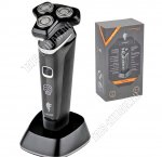 Бритва эл. роторная (аккум) 5Вт на под-ке-зарядка, 1400мАч, черный (12) 