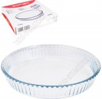 Форма д/запекания (кругл) 1,7л d26см h4,5см (рифлен.борта) п/у (6) 