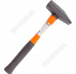 Молоток 800гр, фиберглассовая рукоятка, металл 