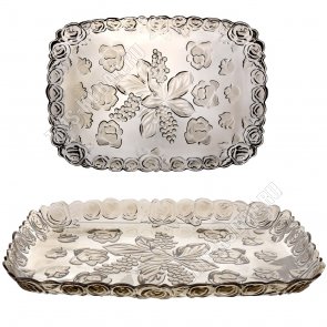 Блюдо овал. дымка (41х28 h2,5см) 