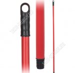 Черенок д/щетки 120см,красный, Homver (25)