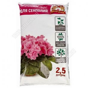 Грунт ЦАРИЦА ЦВЕТОВ - для Сенполий 2,5л (5) 