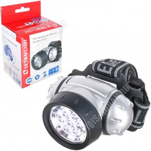 Фонарь налобн  7LED 0,56Вт,дневн.6500К,3реж (5) 