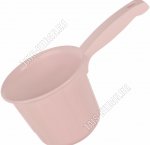 Ковш 1л розово-бежев (d13 h11 Lруч.11см) (48) 
