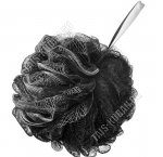 Мочалка-Шар d15см,60гр черный,нейлон (12). 