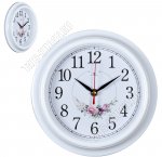 Часы (пластик/стекло) d21см 