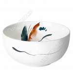 Салатник Bloss/Рассвет d13 h6,5см, белая внутри деколь, б/уп