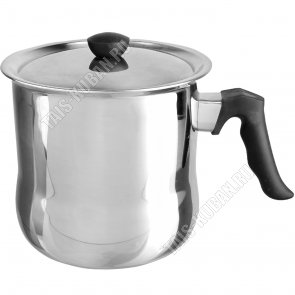 Молоковарка 2,0л d13см,свист,мет.крыш,черн.бакел.руч,зеркал.полир,п/у (6) 