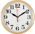 Часы (стекло/пластик) круг.d22см 