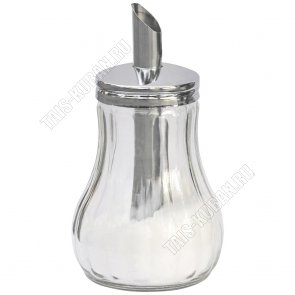 Сахарница-дозатор 250мл,стекло+нержавеющая сталь,подарочная упаковка (12) 
