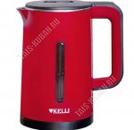 Чайник пластик+нерж. 1,8л 2200Вт,красный (12) 