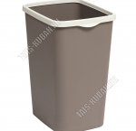 Ведро для мусора, без крышки 20л шоколад (30х23 h38см) (10) 