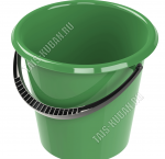 Ведро круглое 10л (d31,5 h27см) т.зелен (15) 