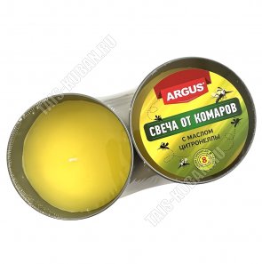 ARGUS Свечи в банке 2шт по 75гр (24) 