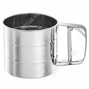 Кружка-сито 800мл, d10см, нерж. сталь 