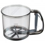 Сито-кружка для муки d10см 375гр,пластик (6) 