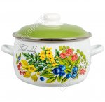 Лесная мелодия Кастрюля белый 4,0л (4) 