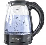 Чайник стекло 1,8л 1800Вт подсветка, чёрный (12)