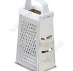 Терка 4-х гран,h20см,нерж.сталь,бел.пласт.руч. 