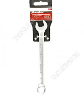 Ключ гаеч комб..13мм CrV матовый хром