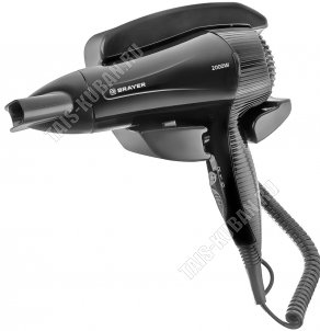 Фен НАСТЕН. 2000Вт 2скорости,черный (12) 