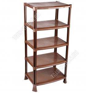 Этажерка д/обуви 5-х секц, мокоо (51х35 h101см) (4) 