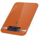 Весы кухонные эл. (стекло) до 5кг дел.1г, оранжевый(12) 