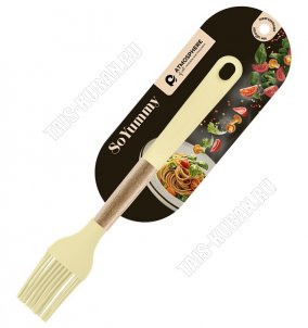 FreshCook Кисточка кулинарная (силикон+бамбук) L26,5см (12) 