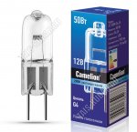 Camelion (галогеновая.,без рефлектора) G6.35 JC 50Вт,12V,световой поток 950Лм,h39 d11мм (5) 