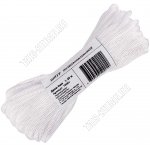 .Веревка/шнур полипропилен d6мм (20м) белый (100) 