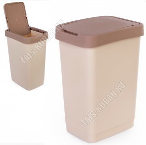 Ведро д/мусора 25л крышк 