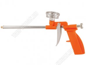 Пистолет д/монтажной пены,пласт.руч. корп.инструм.сталь (10) 