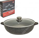 Жаровня 4л d28 h8см с крышкой (6)