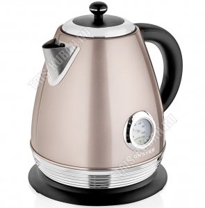 Чайник нерж. 1,7л 2200Вт диск,розов.золото (12) 
