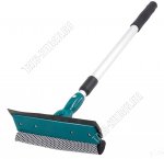 Окономойка телескоп.алюм.ручка L51-78см,поворотн.насад.L20см,изумруд (24) 