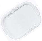 Поднос прям.(50х36 h2,5см) белый (15)