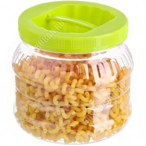 Банка 1,0л,dгорла 8см,ручка в крышке (d13 h12см) (12) 