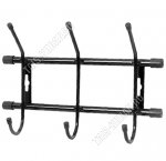 Вешалка 3 двойных крючка L27х18,5см, чёрный (20)
