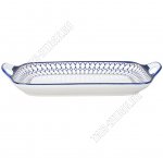 Кобальт золото Блюдо прямоугольное с 2ручками 30см, п/у (24) 