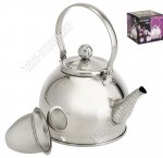 Чайник нерж 1,0л нерж.ситечко (12)