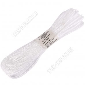 Веревка/шнур полипропилен d3мм (25м) белый (100) 