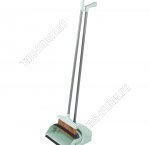 Набор Совок-бокс мягк.кром 26,5х23см +Щётка L20,5см,ворс h8см,голуб (12) 