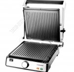 Гриль-пресс 2000Вт 29х26см,серебр (2) 