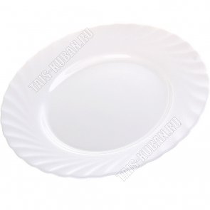 TRIANON WHITE Тарелка плоская d15,5см б/уп (36) Франция 