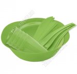 Набор д/пикника 4 перс. 17пр,фисташка, Пластик Репаблик (6) 