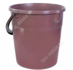 Ведро хоз-ное с носик 7л (d23 h23см) коричневый (10) 